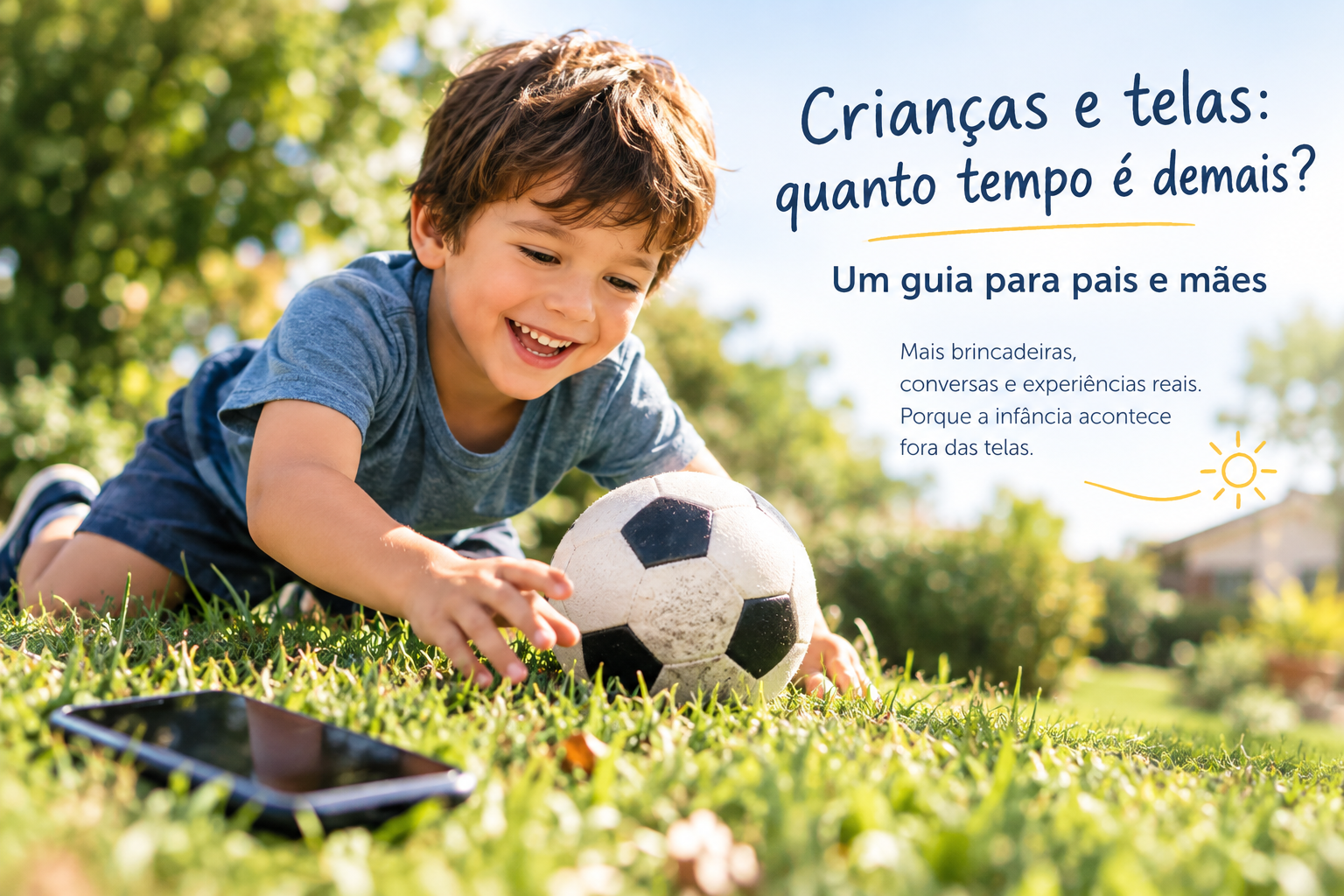 Crianças e telas: quanto tempo é demais?