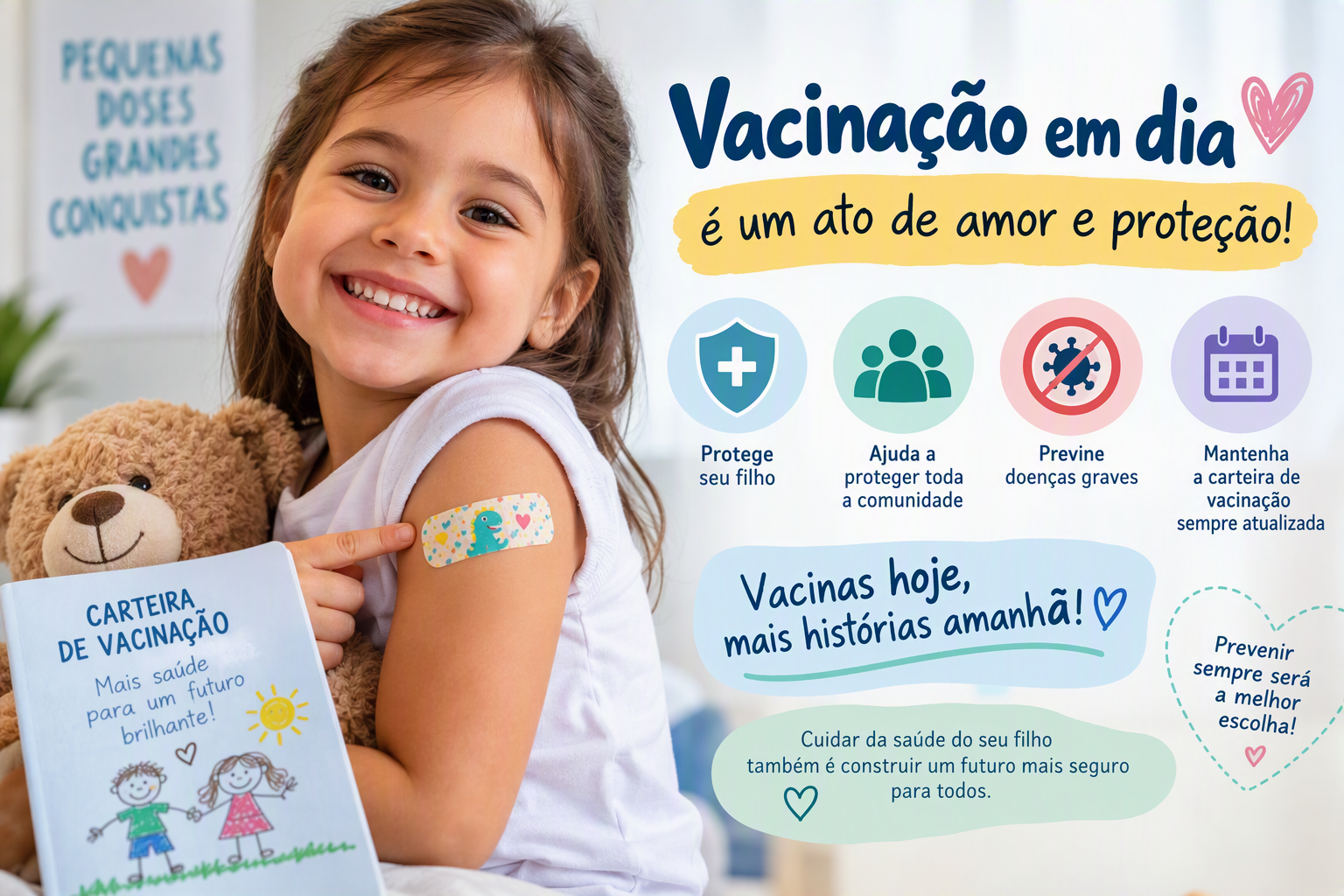 Carteira de Vacinação em Dia: Um Ato de Amor e Proteção